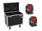 Set 2x LED TMH-H380 Beam/Wash/Flower Effect + Flightcase with wheels