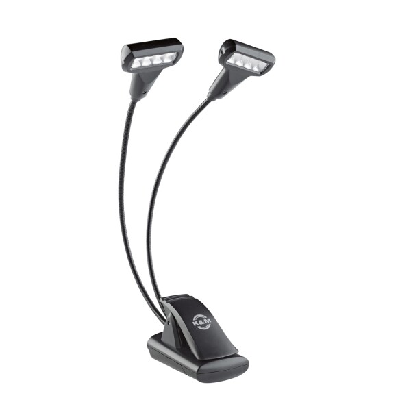 Versandrückläufer König & Meyer Notenpultleuchte Double4 LED T-Model FlexLight 12273