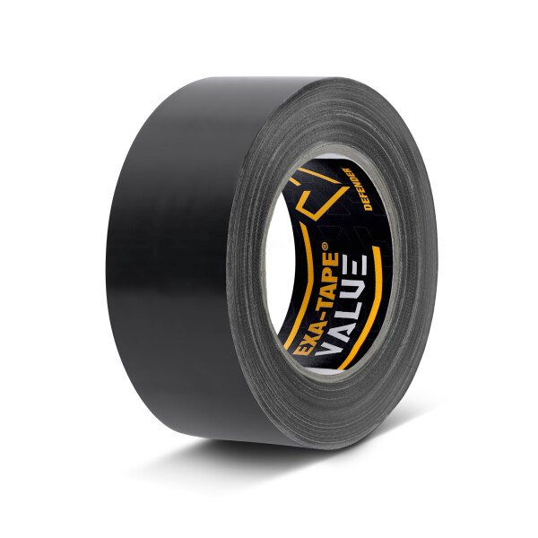 EXA-TAPE® VALUE B 50 D - Nastro in PVC per piste da ballo | nero | 50 mm × 33 m