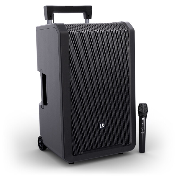 ANNY® 12 HHD B6 - Sistema PA Bluetooth® portatile a batteria da 12" con mixer e 1 × microfono a mano wireless