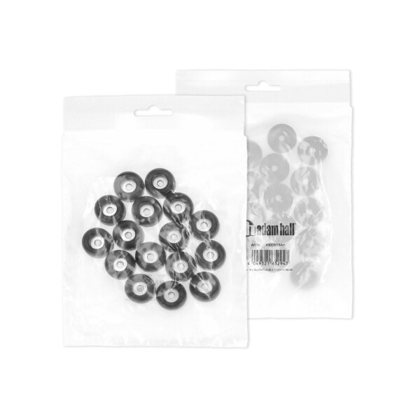 4900 M 16 AH - Set 16 x GUMMIFUß 25 x 11 mm im Beutel