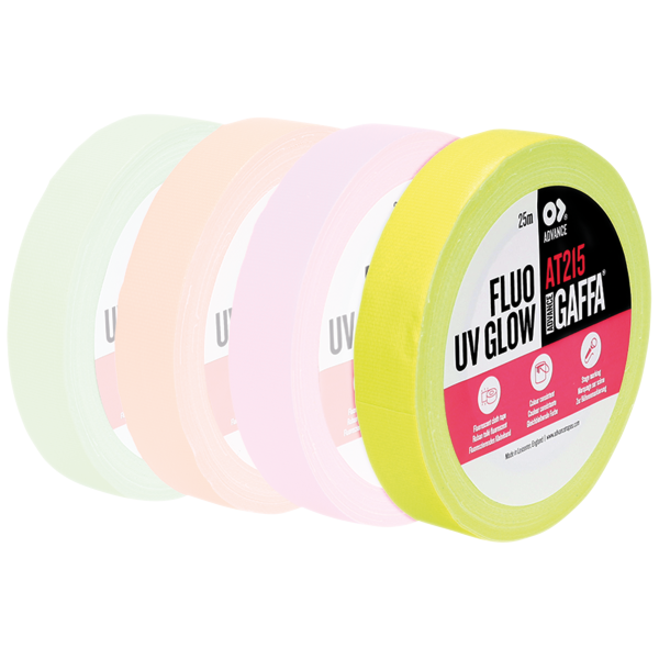AT215 Fluorescent Gaffa Tape Yellow
