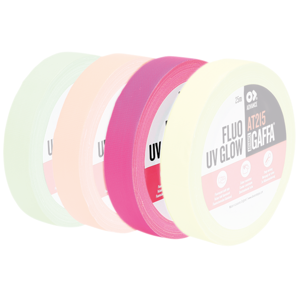 AT215 Fluorescent Gaffa Tape Pink