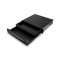 RACK DRAWER 02 DOUBLE ERGO - 19" Rackschublade 2HE mit integrierter 1HE-Innenschublade | Stahl | ERGO SERIES