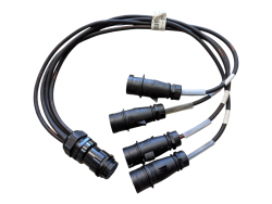 CIR19-Splitting 4x1,25m Tit. 4G1,5 4xCEE-Stecker...