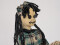 Halloween Figure Girl on Pony, animated, 90cm