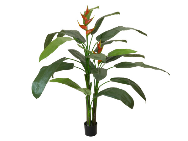 Heliconia, artificial plant, Class B, s2, d0 low flammability, 190cm