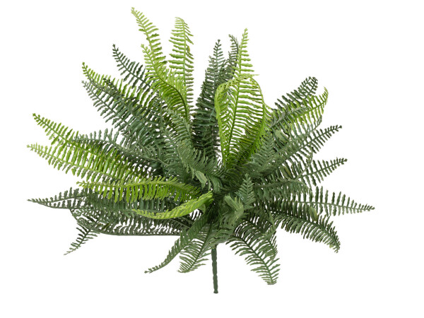 Ruffle Fern, artificial plant, Class B, s2, d0 low flammability, 38cm