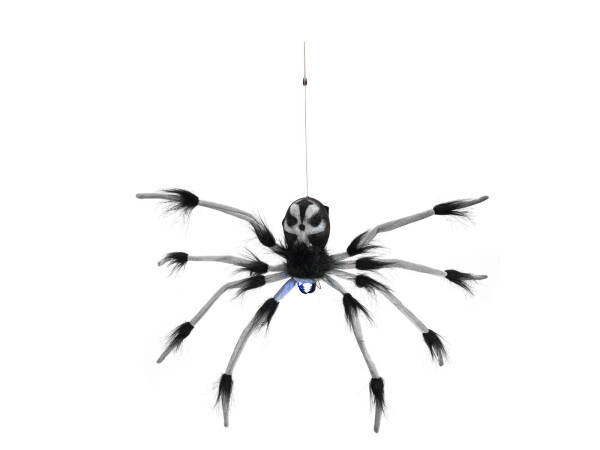 Halloween Rappelling Decorative Spider, animated, 60cm