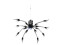 Halloween Rappelling Decorative Spider, animated, 60cm