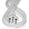 Verlängerungskabel T12 auf T13, 2 m, weiss, Kinderschutz, 3 × 1,0 mm²