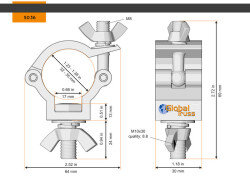 Half Coupler Small 32-35/30/75kg