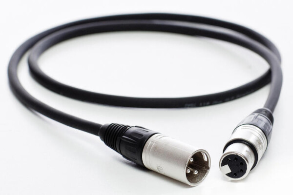 GLT XLR DMX Adapter 5pin male / 3pin female 1m
