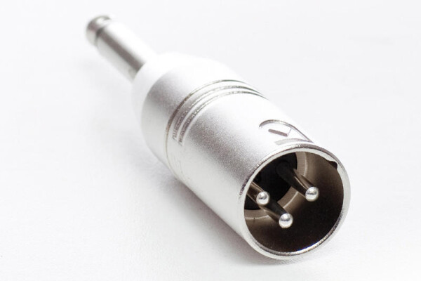 Adapter XLR 3pin m to jack 6,3 mono
