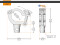 Half Coupler Slim Halfconical 48-51/30/300kg