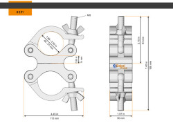 Swivel Coupler 48-51/50/500kg