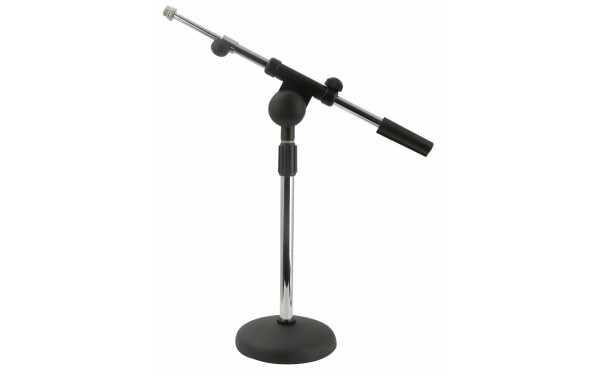Desk Mic. Stand Chrome 1,5 kg, + adj. Boomarm