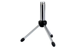 Mini Desk Mic. Stand Chrome 15 cm