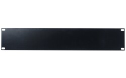 19 inch Blindpanel Black 2U