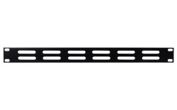 19 inch Ventilationpanel Black 1U