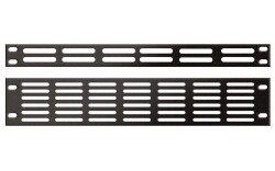 19 inch Ventilationpanel Black 1U