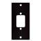 DAP Plaque 19" pour 1 x châssis appareil fem. (IEC), 1 segment