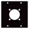DAP Rack Blindplatte für Speakon 8-Pol/Amphenol EP/AP (34,5mm) , 2 Einteilungen