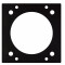 Rack Blindplatte für CEE 5-Pol 16A (61,5 mm), 2 Einteilungen