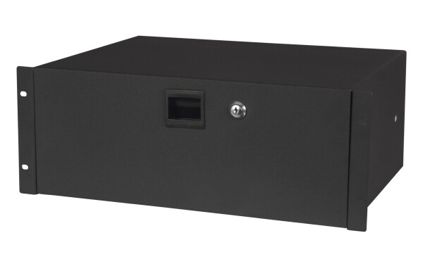 19 Inch Drawer with keylock 4U (483 x 350 x 176 mm, LxWxH)/8,7 kg