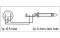 FLA27 - XLR M. 3p. to Jack mono M.