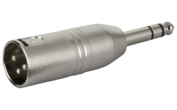 FLA28 - XLR Stecker 3pol auf Jack Stereo Stecker
