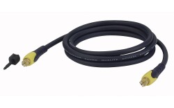 FOP01 - Toslink to Toslink 0,75 m, Black