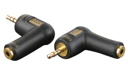XGA08 - Mini Jack/M stereo to Mini Jack/F, 90°