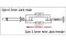 XGA11 - Jack/M mono to Mini Jack/F Incl. 2 x 10 kilo-Ohm resistors