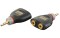 XGA44 - Mini Jack/M stereo to 2 x Mini Jack/F Incl. 4x 10 kOhm resistors