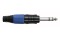 DAP 6.3 mm Jackplug Stereo, Black housing Blue endcap