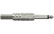 Jackplug with spring Mono Nickel housing