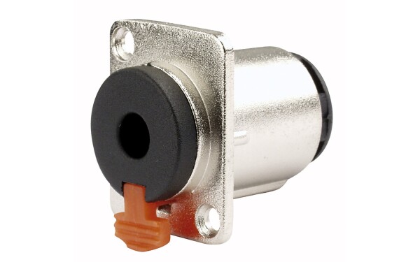Jack-F locking Chassis Nickel housing