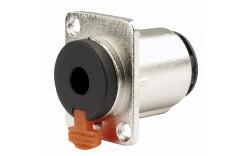 Jack-F locking Chassis Nickel housing