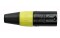 XLR 3p. Connector Male, Black housing Yellow endcap