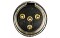 N-CON Mini XLR 4p. Plug Male Nickel housing