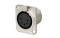 XLR 5p. Chassis Female Nickel housing