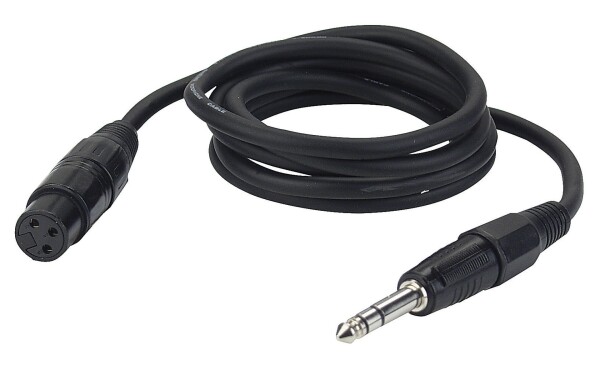 FL03 - bal. XLR/F 3 p. to Jack stereo 1,5 m