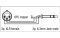 FL03 - bal. XLR/F 3 p. to Jack stereo 1,5 m