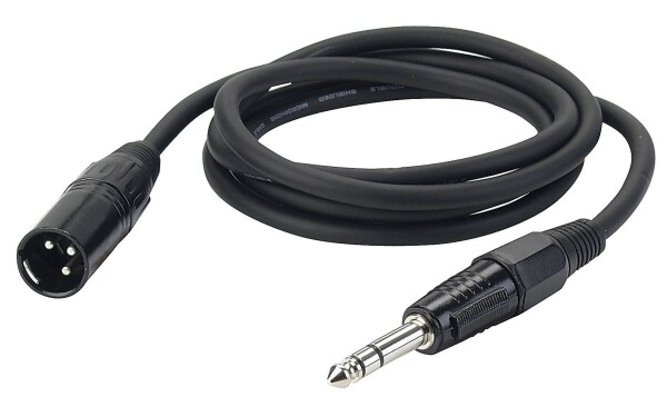 FL04 - bal. XLR/M 3 p. to Jack stereo 1,5 m