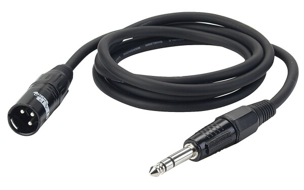 FL04 - bal. XLR/M 3 p. to Jack stereo 3 m