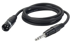 FL04 - bal. XLR/M 3 p. to Jack stereo 6 m