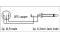 FL13 - unbal. XLR/M 3 p. to Jack mono 1,5 m