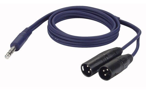 FL36 - 2 bal. XLR/M 3 p. to Jack stereo 1,5 m