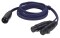 FL38 - bal. XLR/M 3 p. to 2 XLR/F 3 p. 1,5 m